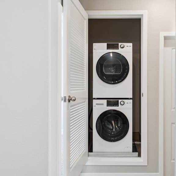 laundry cabinet at montessa apartments, vacaville, 95687