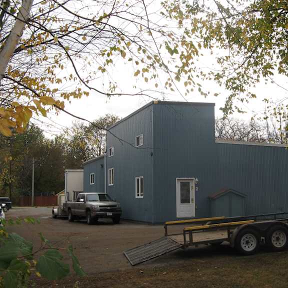 back of building