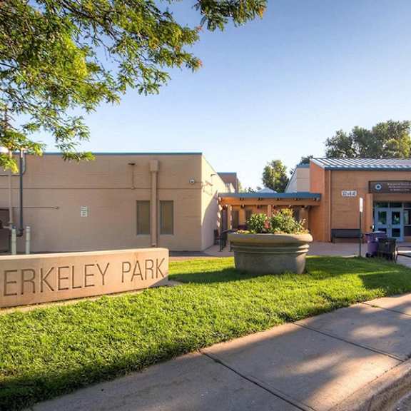 berkeley park is a small, quiet community with a simple, clean appearance.