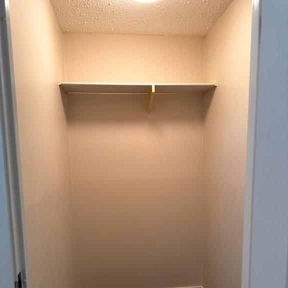 a white cabinet with a shelf and a wooden door.