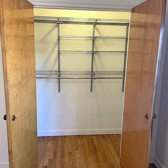 ample closet space.