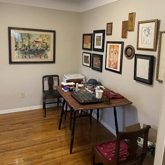dining area off living room
