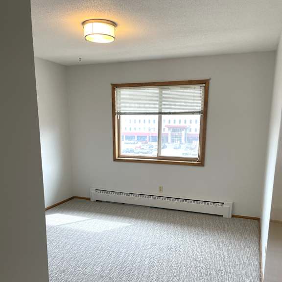 newly carpeted bedroom.
