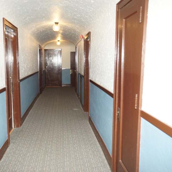 fully renovated common hallways.