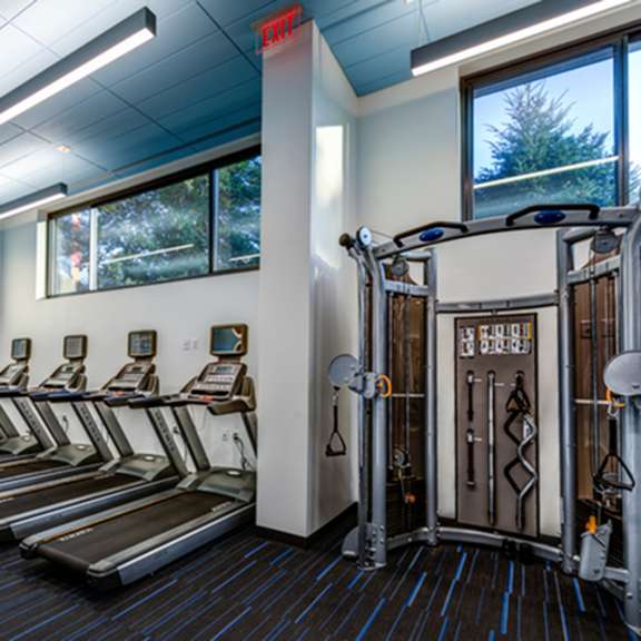 fitness center at the graham at southern towers, alexandria, 22311