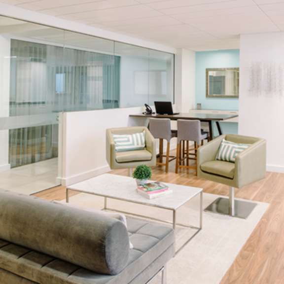 bright living room at the graham at southern towers, alexandria, virginia