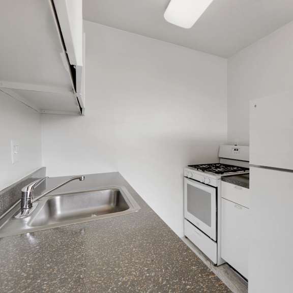 kitchen at monticello at southern towers, alexandria, virginia, 22311
