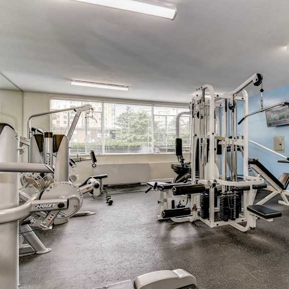 weightlifting equipments at monticello at southern towers, alexandria, va, 22311