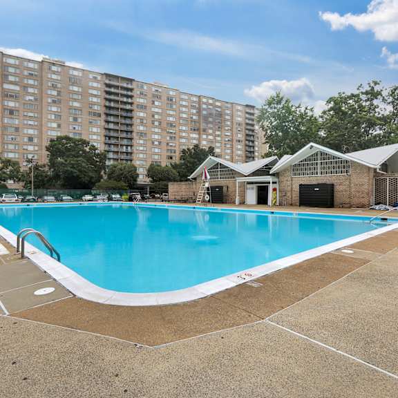 a large swimming pool at sherwood at southern towers, alexandria, 22311