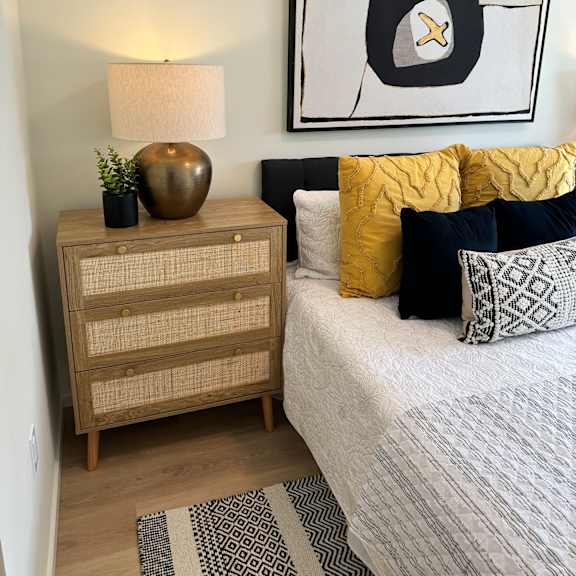 bedroom interior at imperium, dundas, on