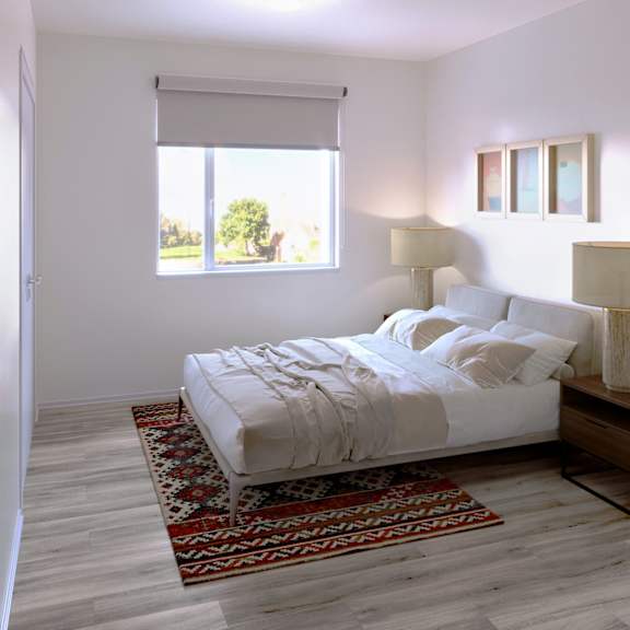 large bedroom at the maverick apartments, kitchener, on