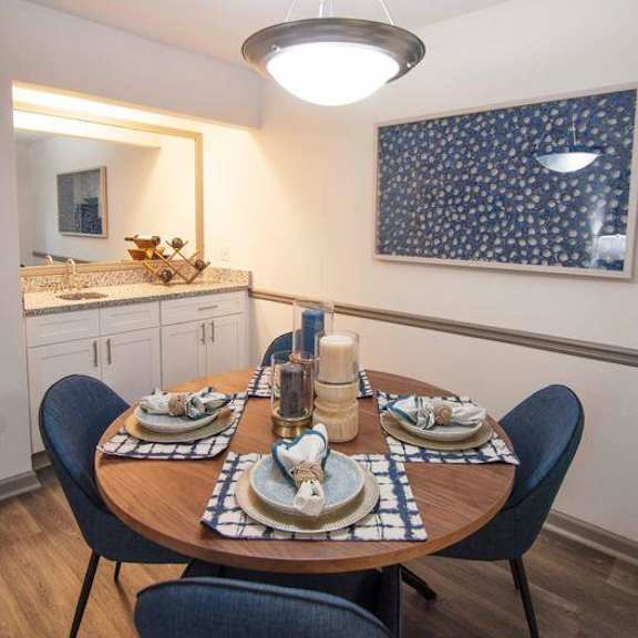 dining room at paces ridge at vinings, georgia, 30339