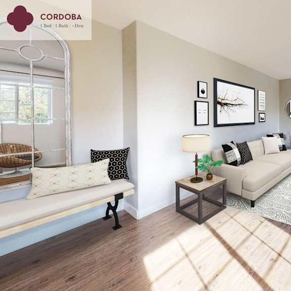 a living room with a white couch, a coffee table, and a rug at mission hills, camarillo, 93012