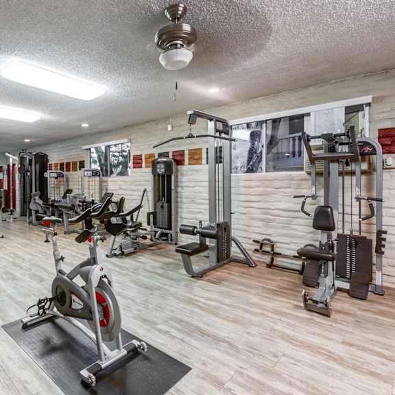 24-hour fitness center  at mediterranean village west hollywood, california, 90069