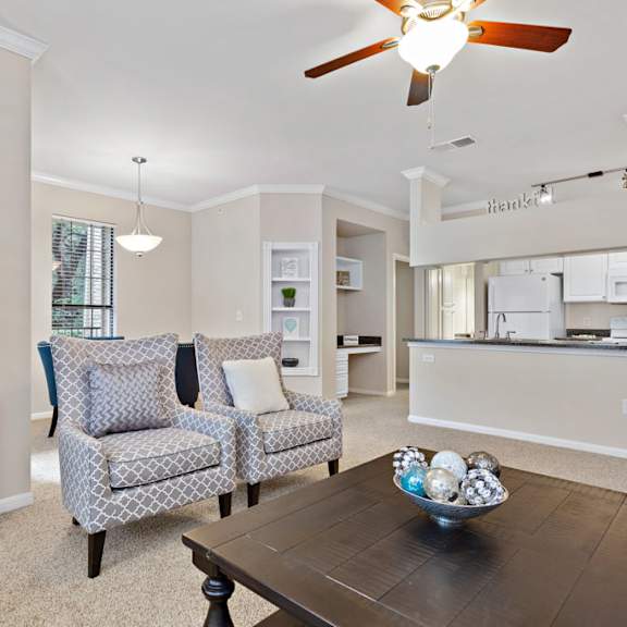 Thumbnail 2 of 11 Large living spaces at Ventana Oaks Apartments, Austin, Texas