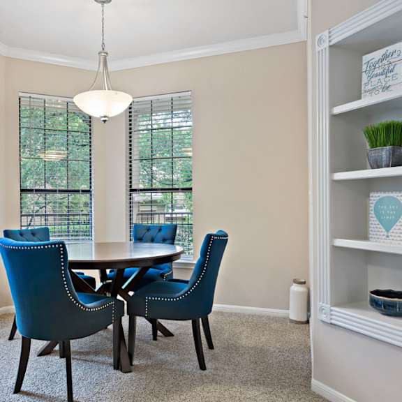 Thumbnail 10 of 11 Tons of natural light and built in bookshelves at Ventana Oaks Apartments, Austin, Texas