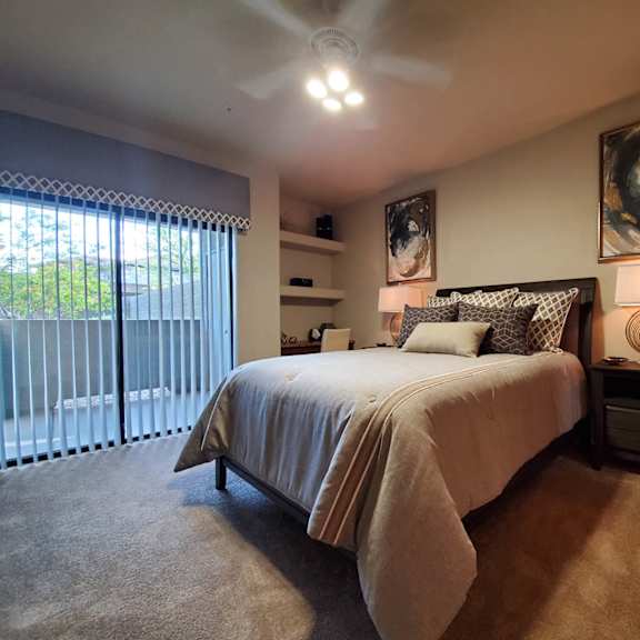Thumbnail 6 of 7 Spacious Bedroom With Comfortable Bed at The Paramount by Picerne, Las Vegas