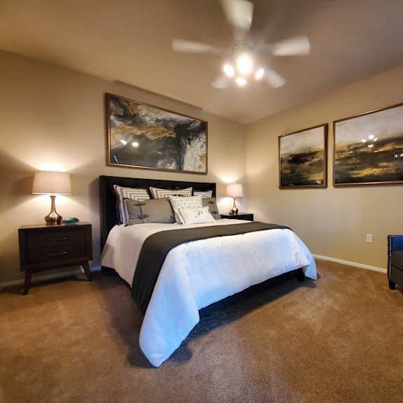 Thumbnail 4 of 7 Carpeted Bedroom at The Paramount by Picerne, Las Vegas, 89123