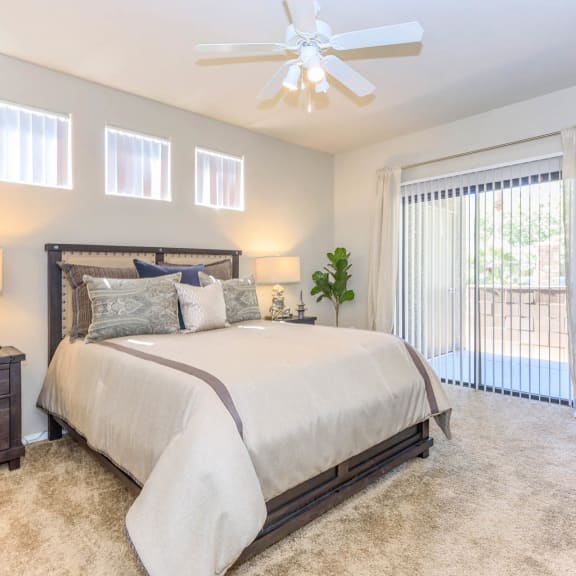 Thumbnail 4 of 6 Bedroom With Ceiling Fan at The Presidio by Picerne, N Las Vegas