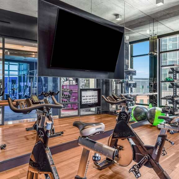 cycle room  at the hamilton at the epic in deep ellum, dallas, texas, tx