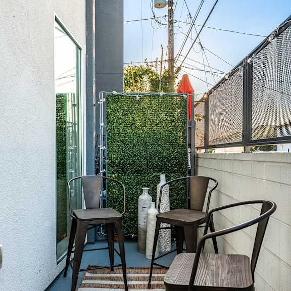balcony and patio at lido apartments - 4025 grandview, california, 90066