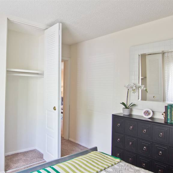 closets at lakecrest apartments, prg real estate management, greenville