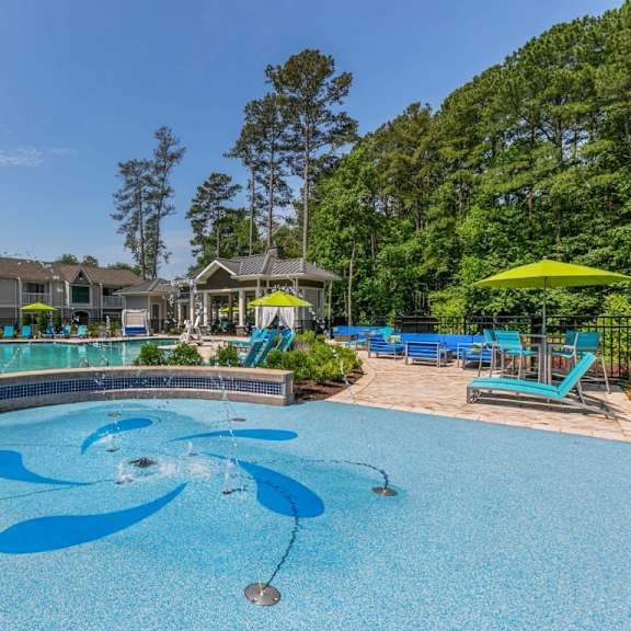 secured swimming pool at linkhorn bay apartments, virginia beach, virginia
