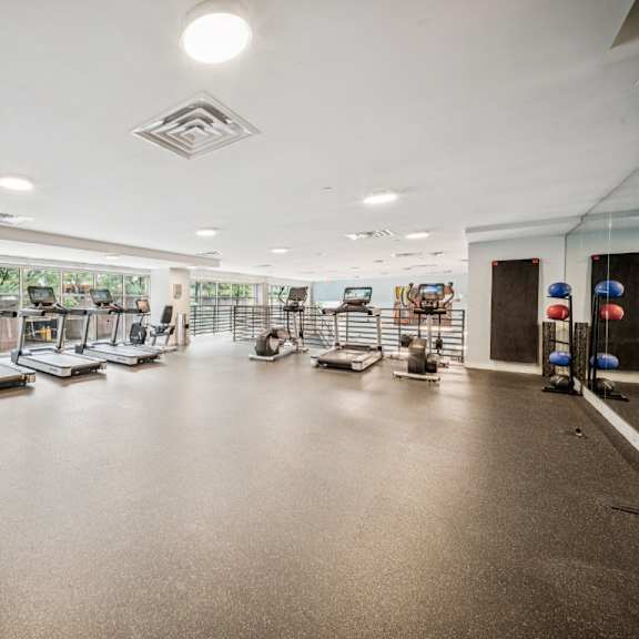 gym at the locks tower, richmond, virginia