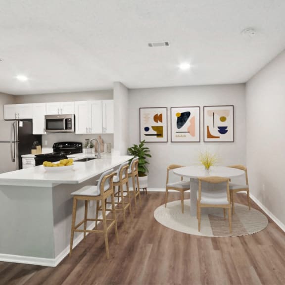Thumbnail 3 of 7 Dining Area at Chapel View Apartments in Chapel Hill, NC