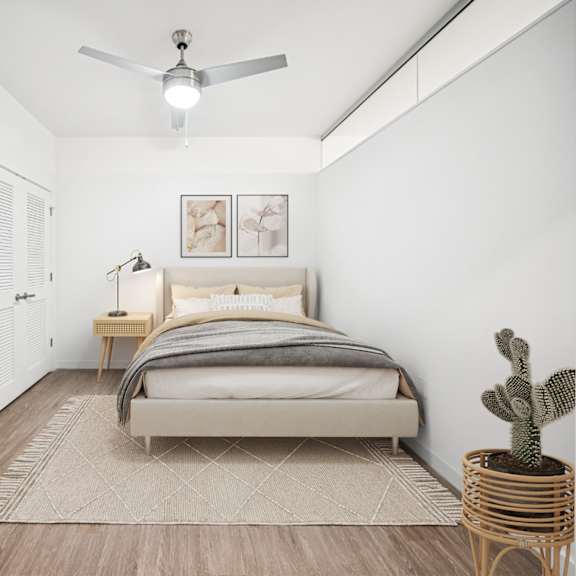 large bedroom at the locks tower, virginia
