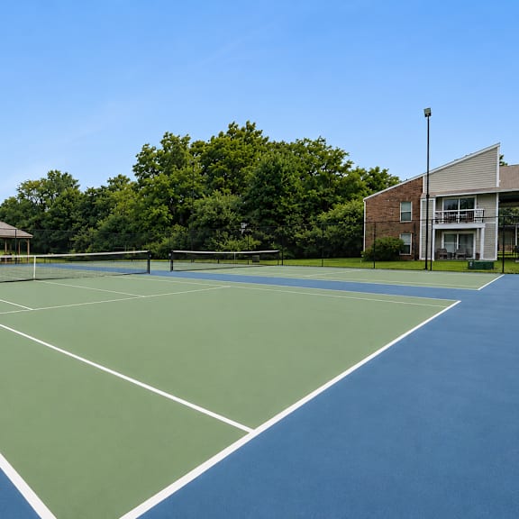tennis courts at the grove at lyndon in louisville, ky