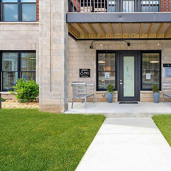 entrance view at circ apartments, richmond va 23220