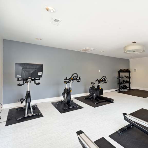 the gym at linkhorn bay apartments, virginia