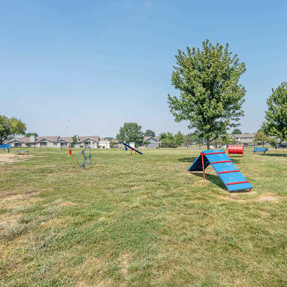 11,000 sq. foot bark park at the reserve at barry apartments, kansas city, missouri