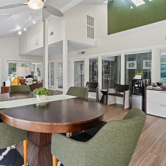 modern lounge at the grove at lyndon apartments louisville, ky