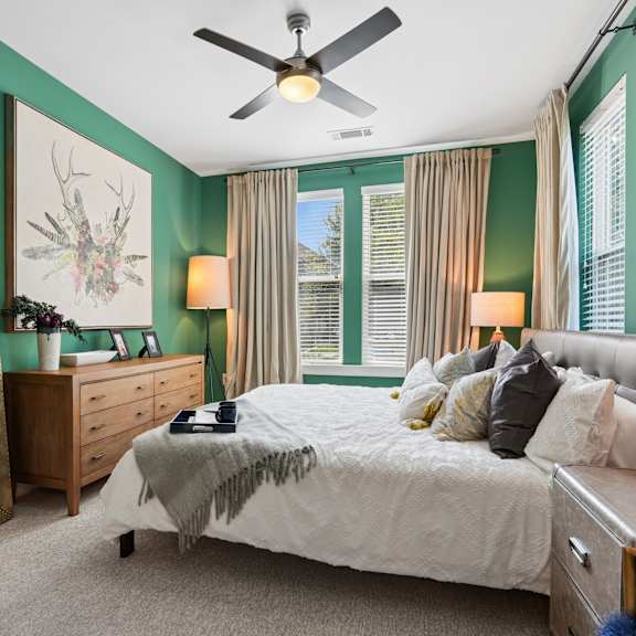 gorgeous bed room at beckett farms apartments, prg real estate management, fort mill, 29715