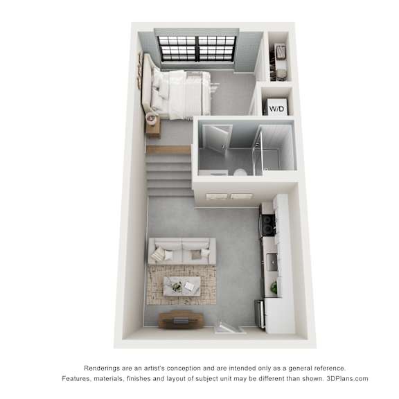 Thumbnail 2 of 2 Studio 1 bath A at The Carousel Apartments, Virginia, 23220