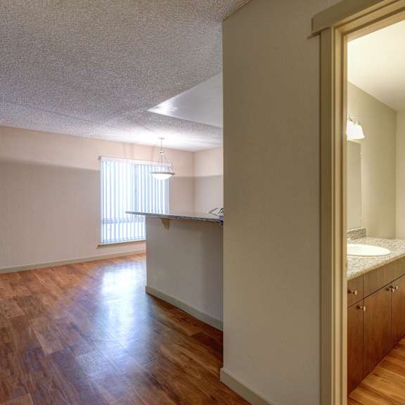 bathroom and wood inspired flooring at the retreat at walnut creek, walnut creek, california