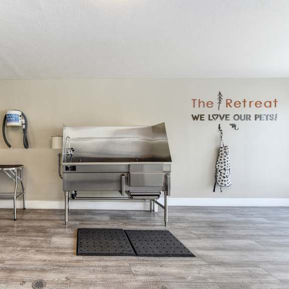 on-site pet spa for resident use  at the retreat at walnut creek, california, 94596
