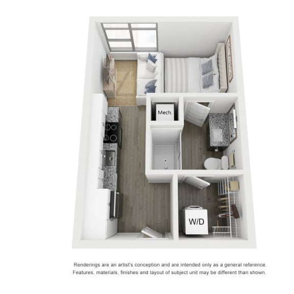 Thumbnail 1 of 2 S1 Alt Floor Plan at Link Apartments® Broad Ave, Memphis, Tennessee
