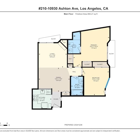 Thumbnail 2 of 26 22B Floor Plan at Ashton Towers, Los Angeles, CA, 90024