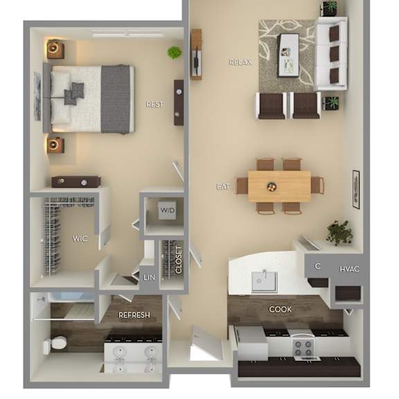 Thumbnail 1 of 2 The Allston floorplan at The Marque, Gainesville, Virginia