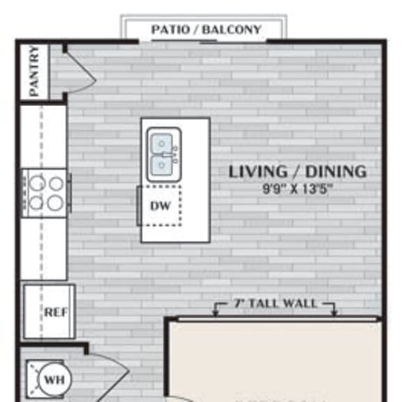 Thumbnail 2 of 2 a floor plan of a small house with a garage