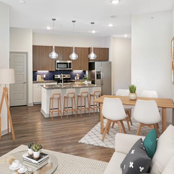 Thumbnail 3 of 7 couch dining table kitchen island