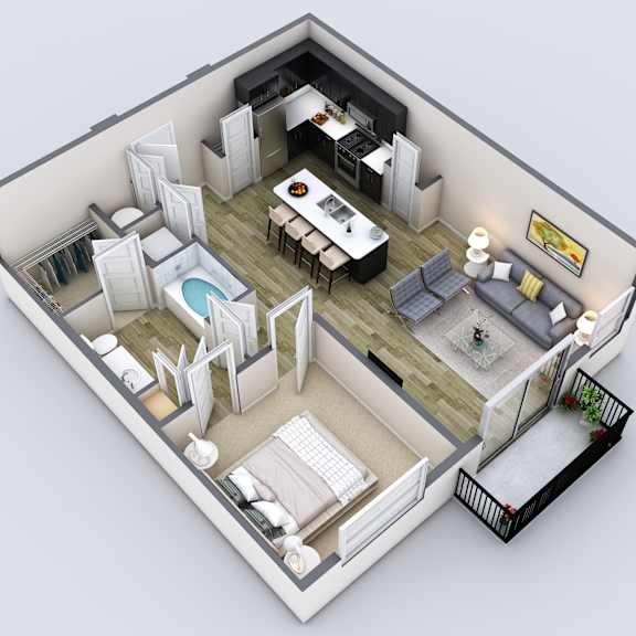 Thumbnail 2 of 2 the floor plan