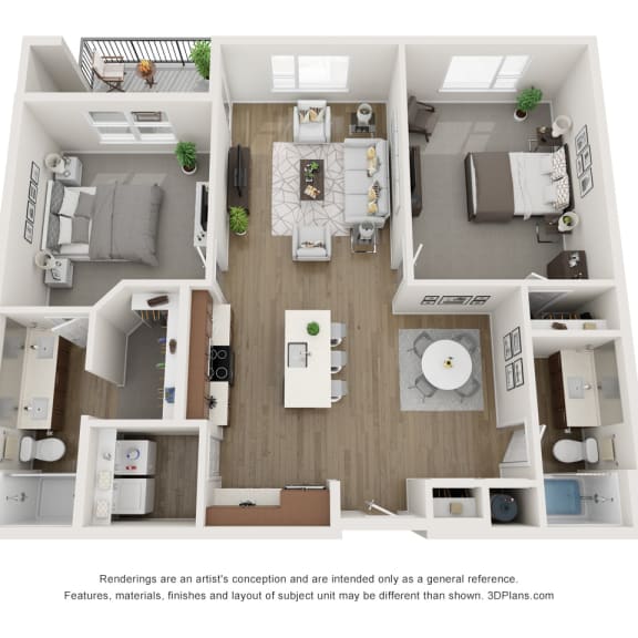 Thumbnail 1 of 2 3d floor plan of a 102jpg