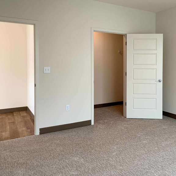 Thumbnail 31 of 36 a bedroom with a walk-in closet