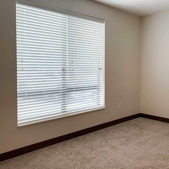 Thumbnail 11 of 15 a carpeted bedroom with a large window