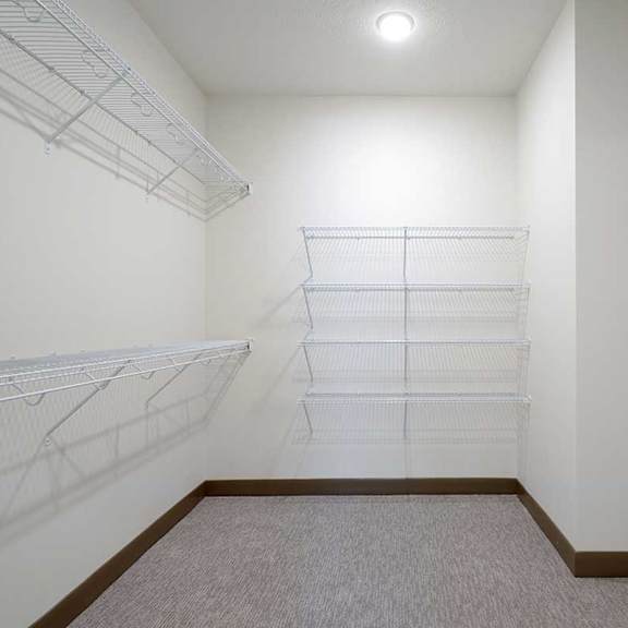 Thumbnail 28 of 29 a walk in closet with extra shelving