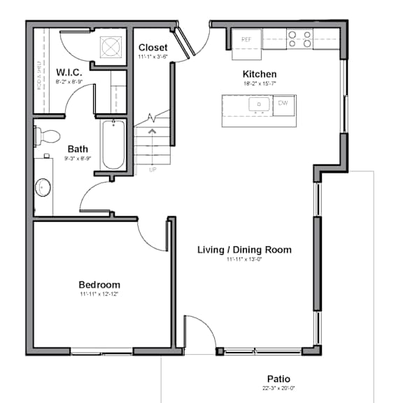 Thumbnail 1 of 2 Mahogany town home level 1